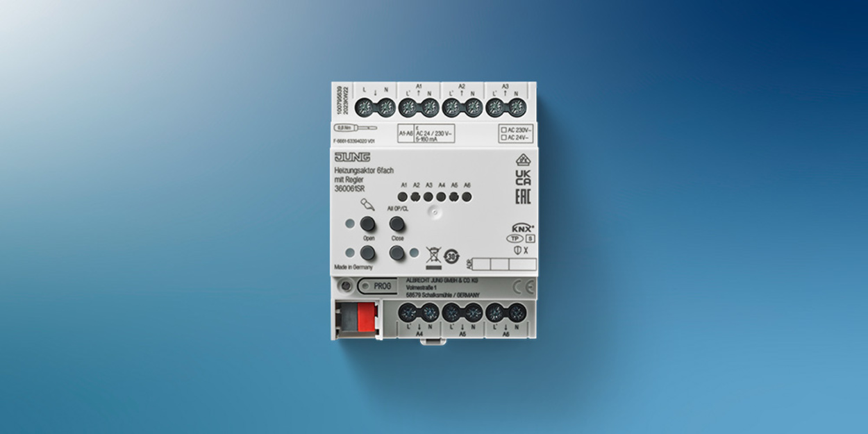 KNX Heizungsaktor 6-fach bei Elektro Steiner GmbH in Volkmannsdorferau