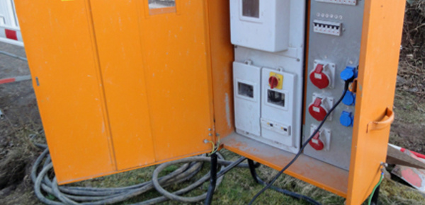 Baustrom bei Elektro Steiner GmbH in Volkmannsdorferau